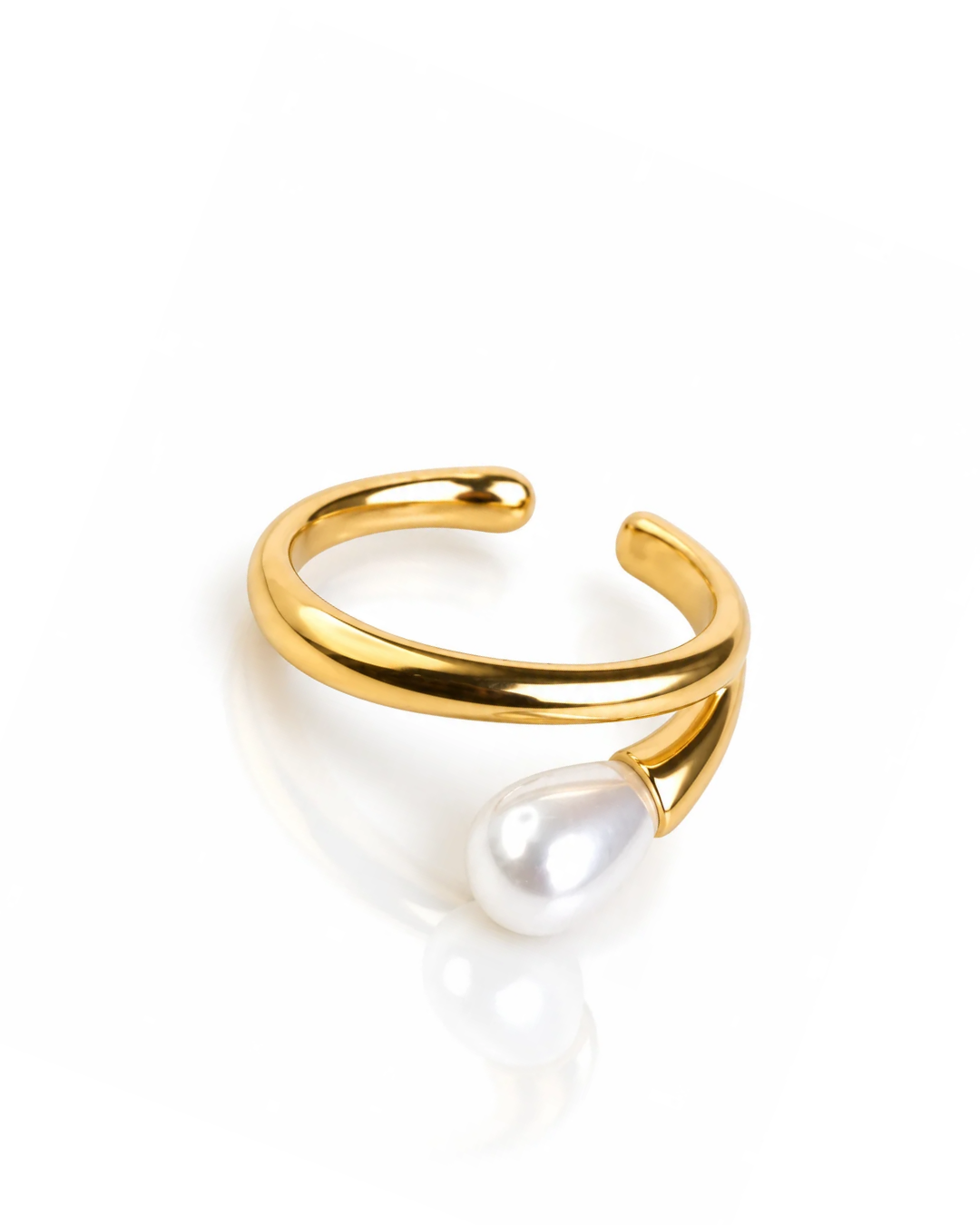 Pearl Tip Sleek Ear Cuff
