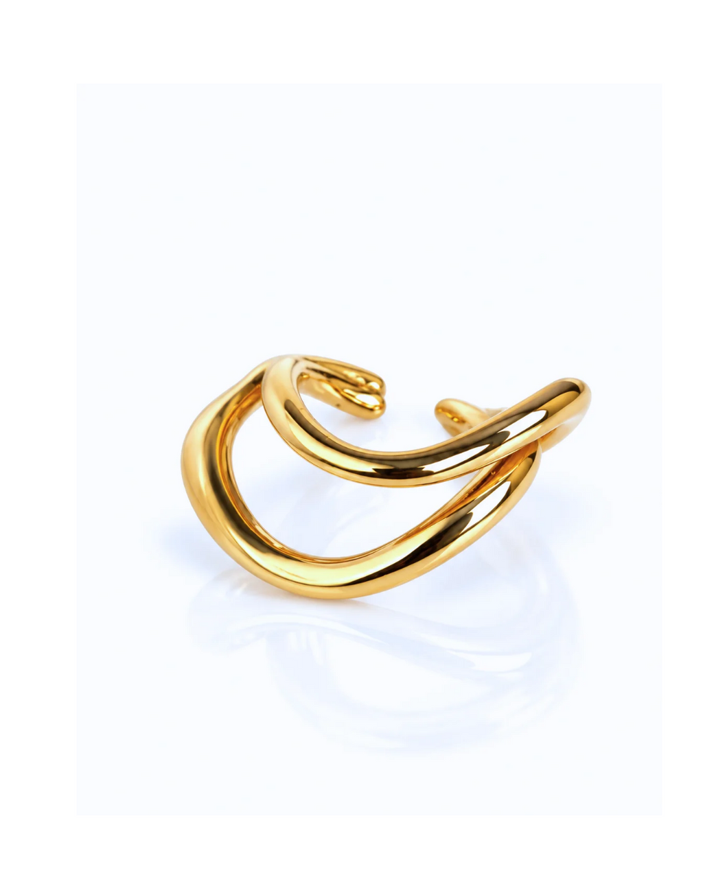Fluid Wave Ear Cuff