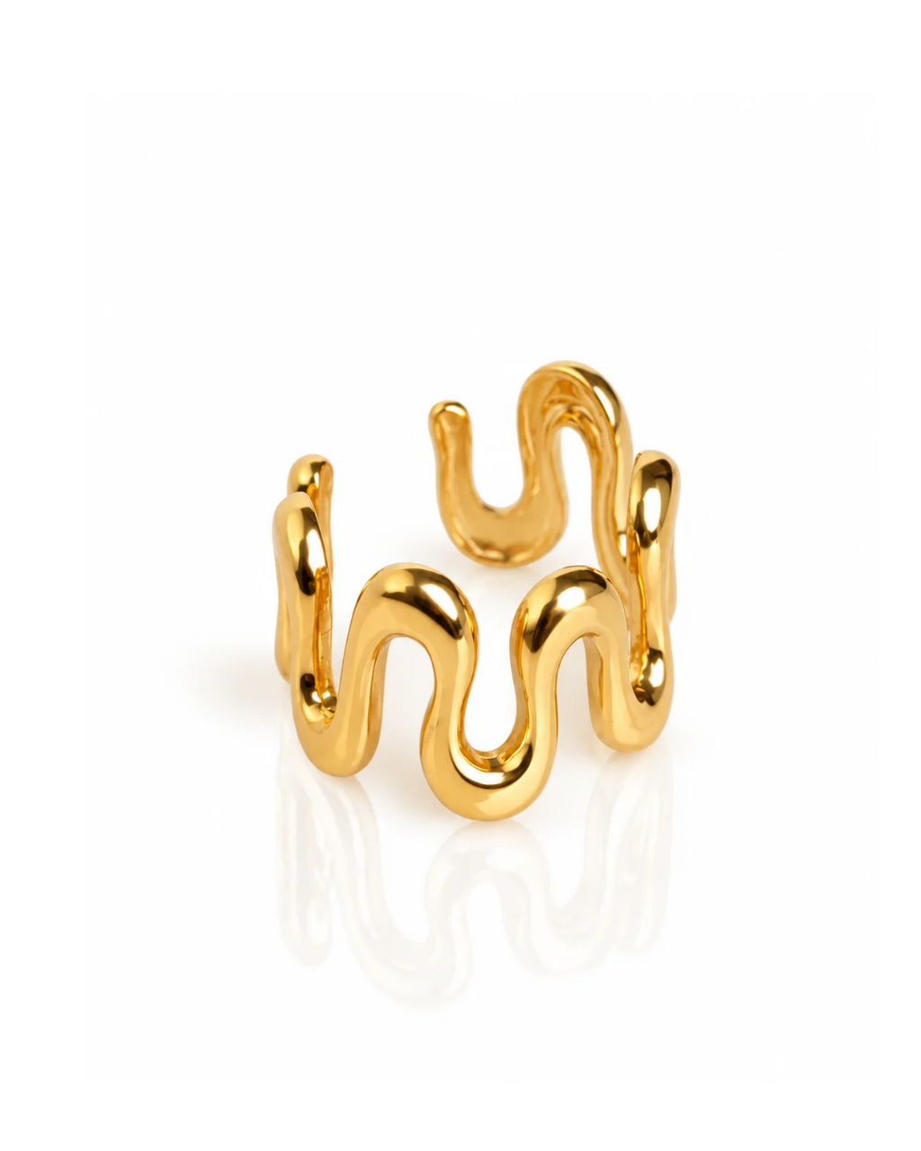 Serpentine Zigzag Ear Cuff
