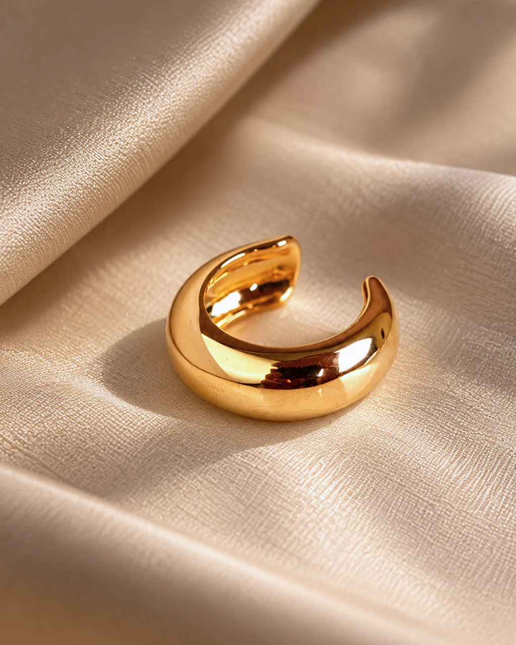 Smooth Domed Sleek Ear Cuff