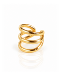 Triple Arc Polished Ear Cuff