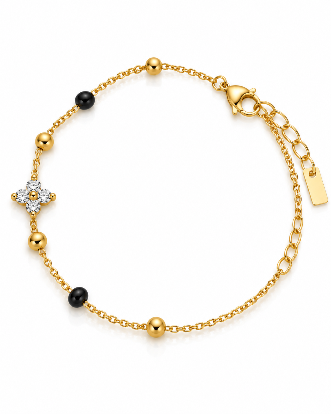 Crystal Star Mangalsutra Bracelet