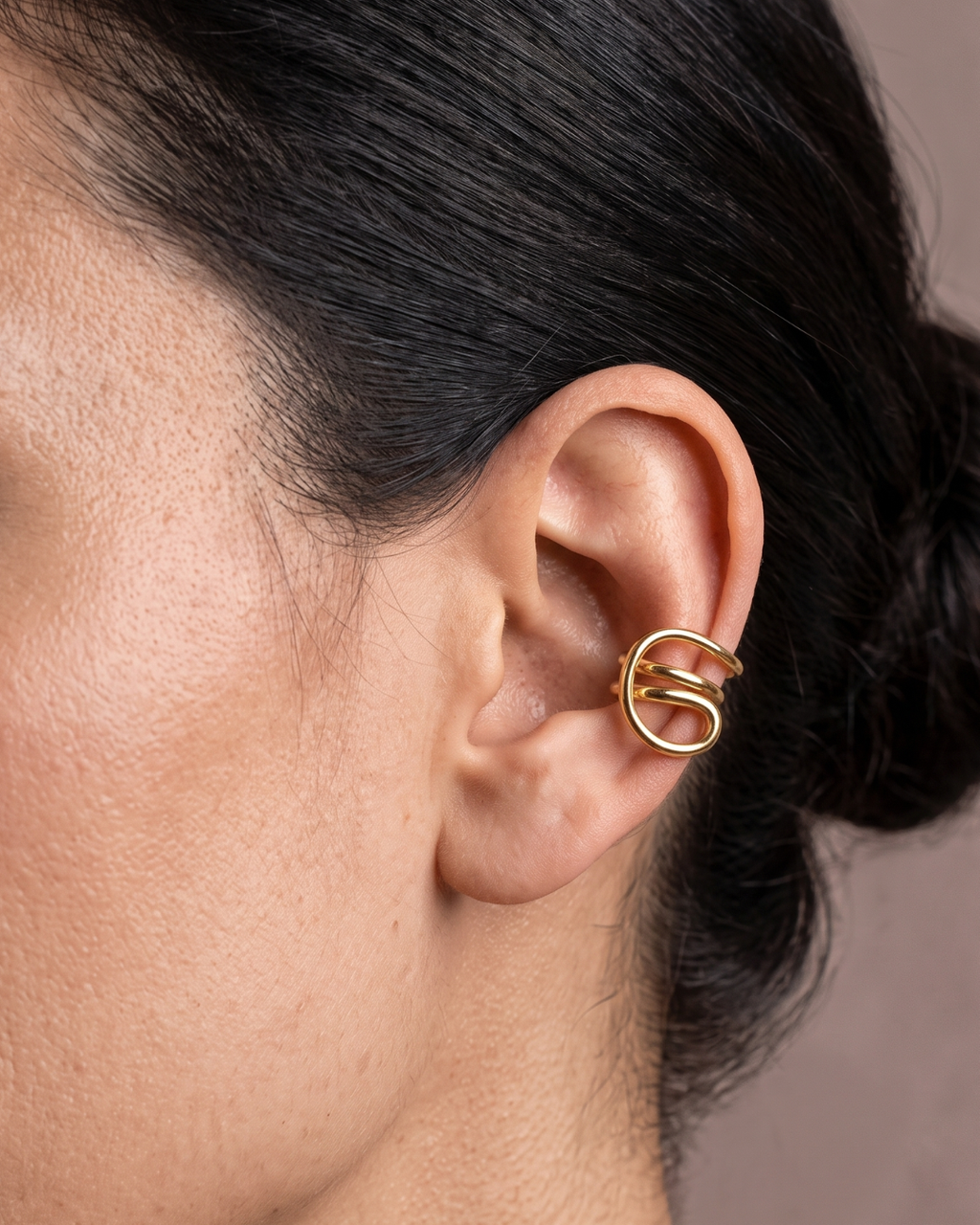 Triple Orbit Ear Cuff