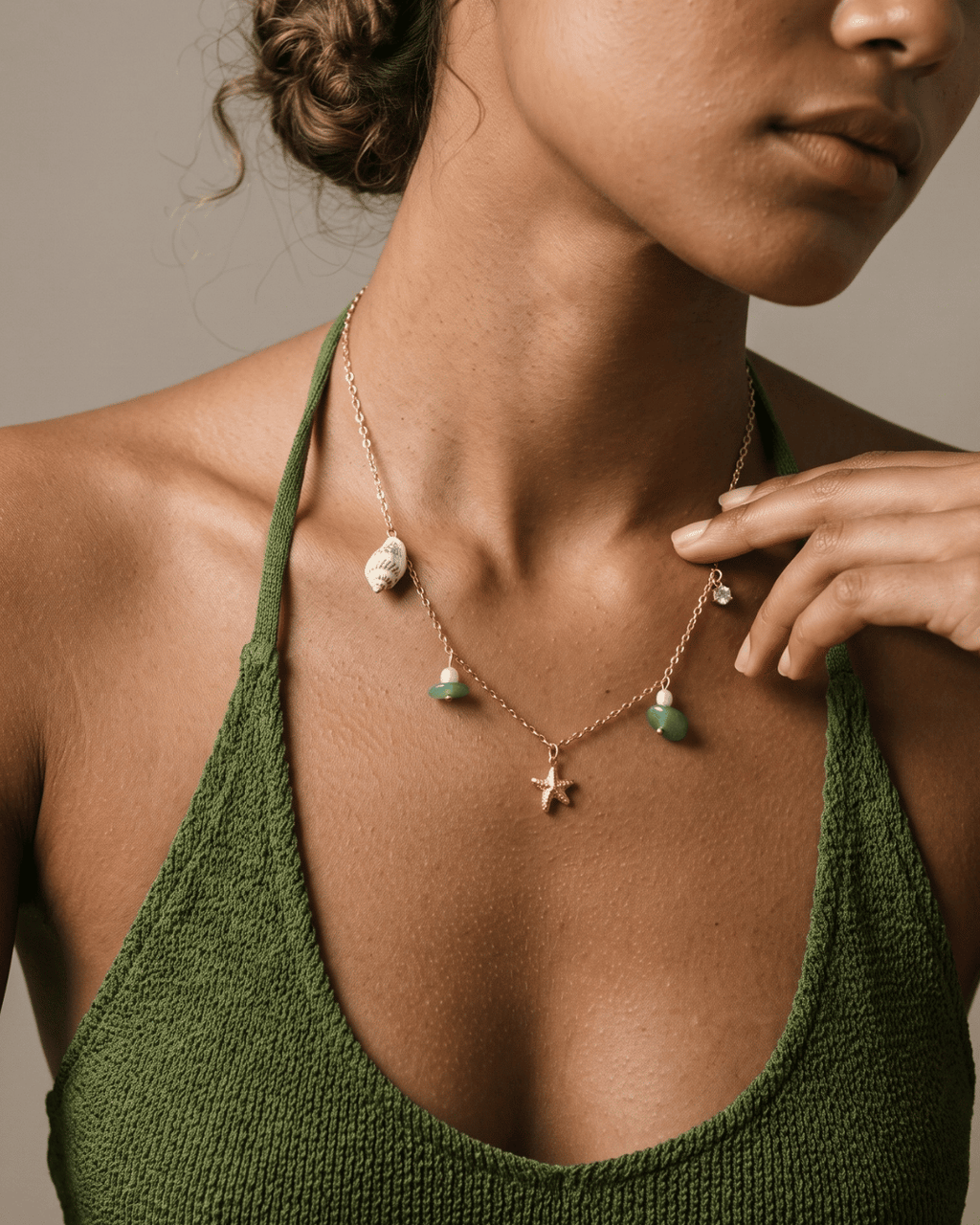Shoreline Charm Station Necklace