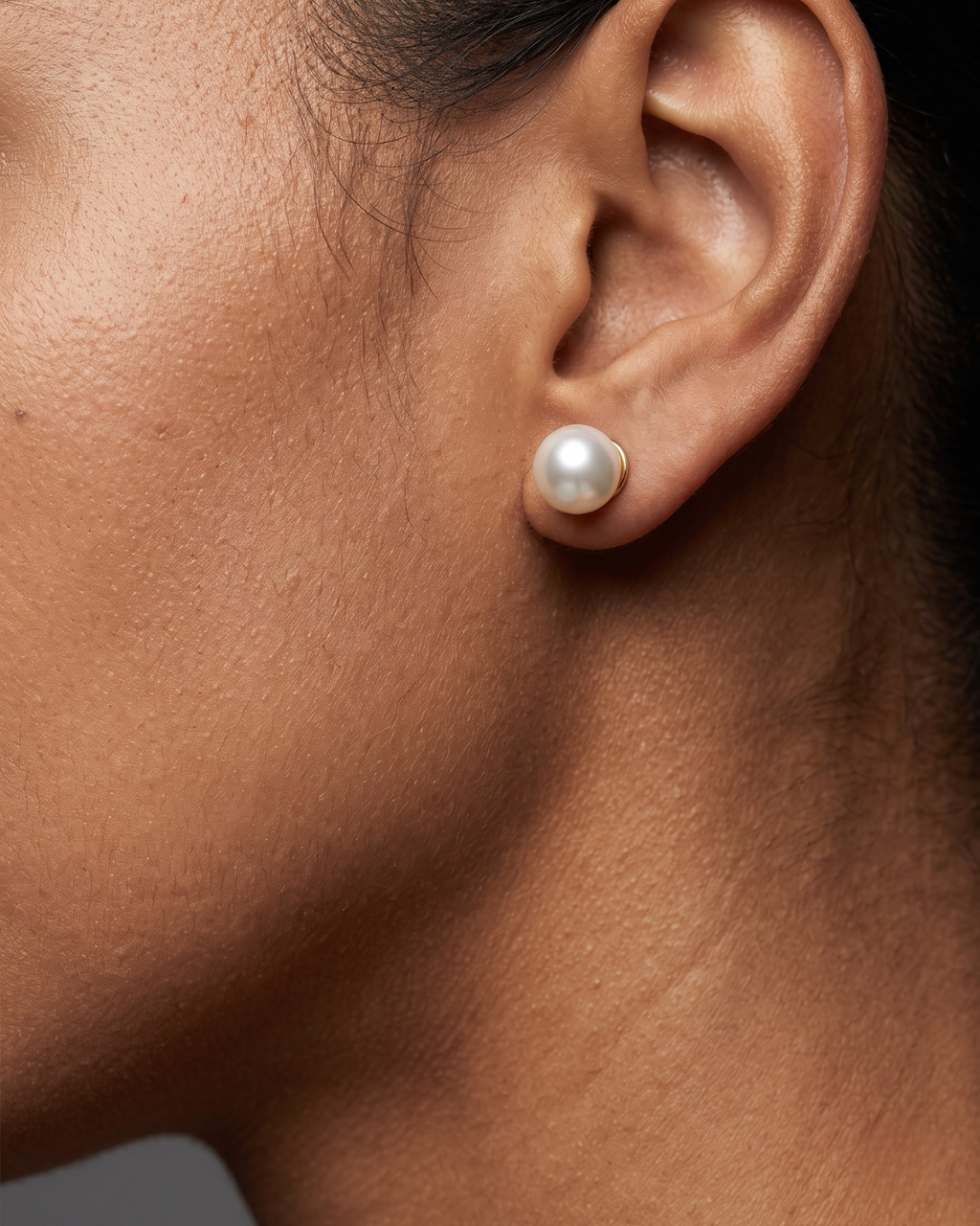 Pearl Ball Stud Earrings