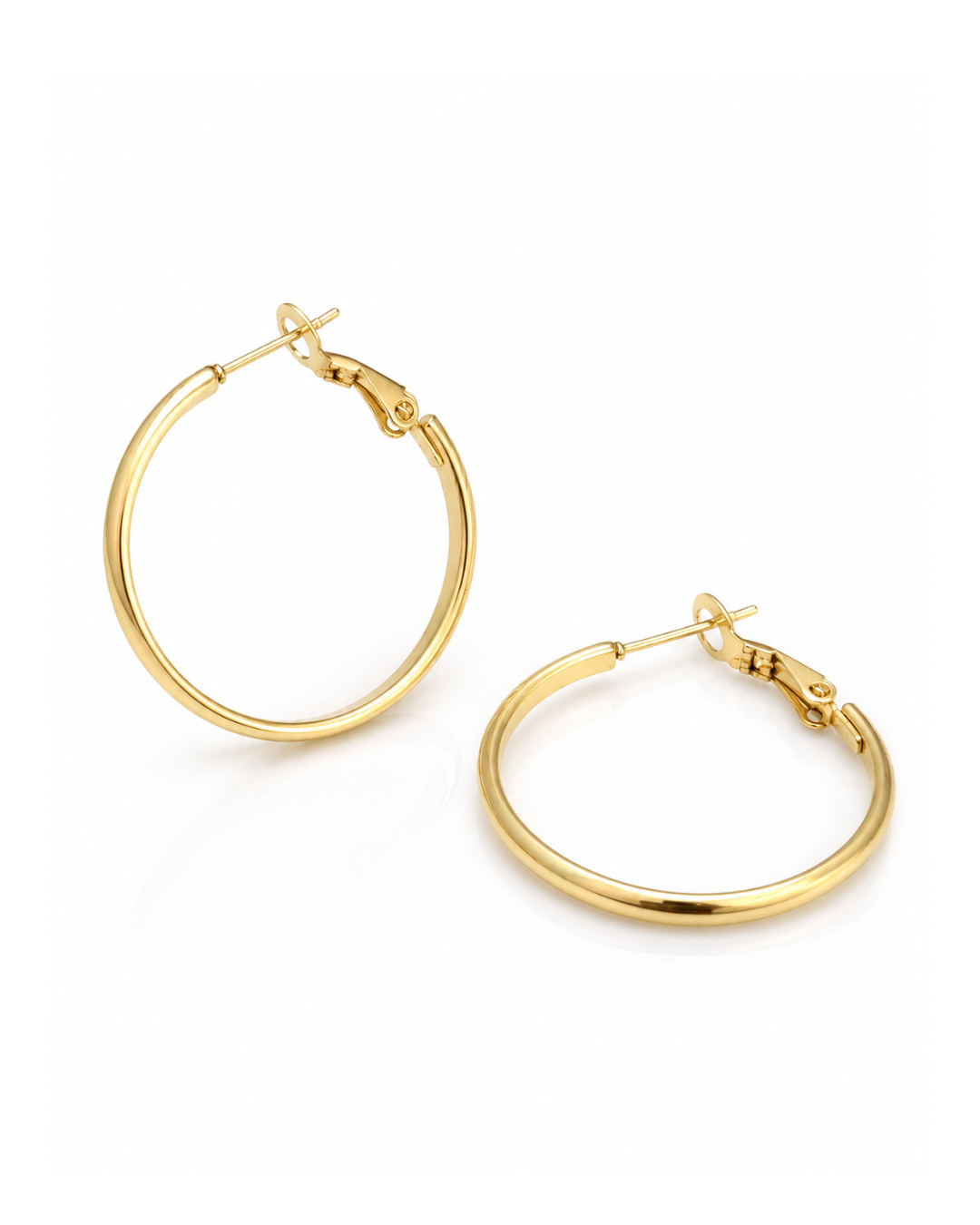 Classic Gold Hoop Earrings