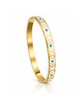 Evil Eye Tribal Enamel Cuff Bracelet
