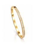 Pavé Half-Row Locking Cuff Bracelet