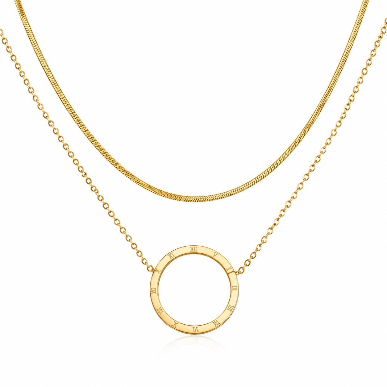 Signature Circle Layers Necklace