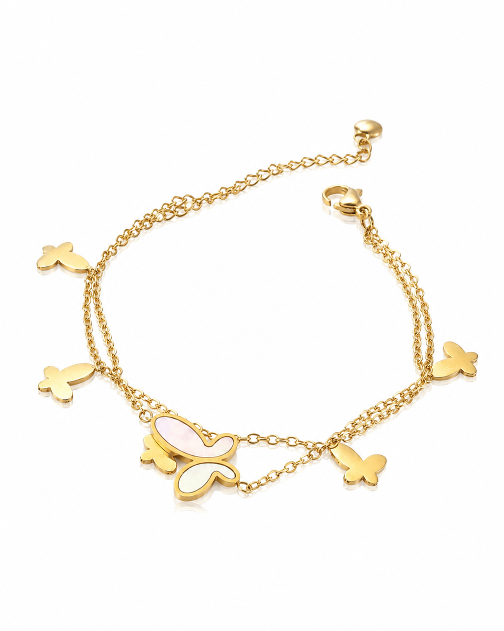 Mariposa Double Chain Bracelet