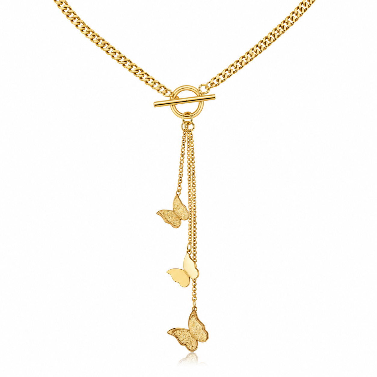 Butterfly Cascade Lariat