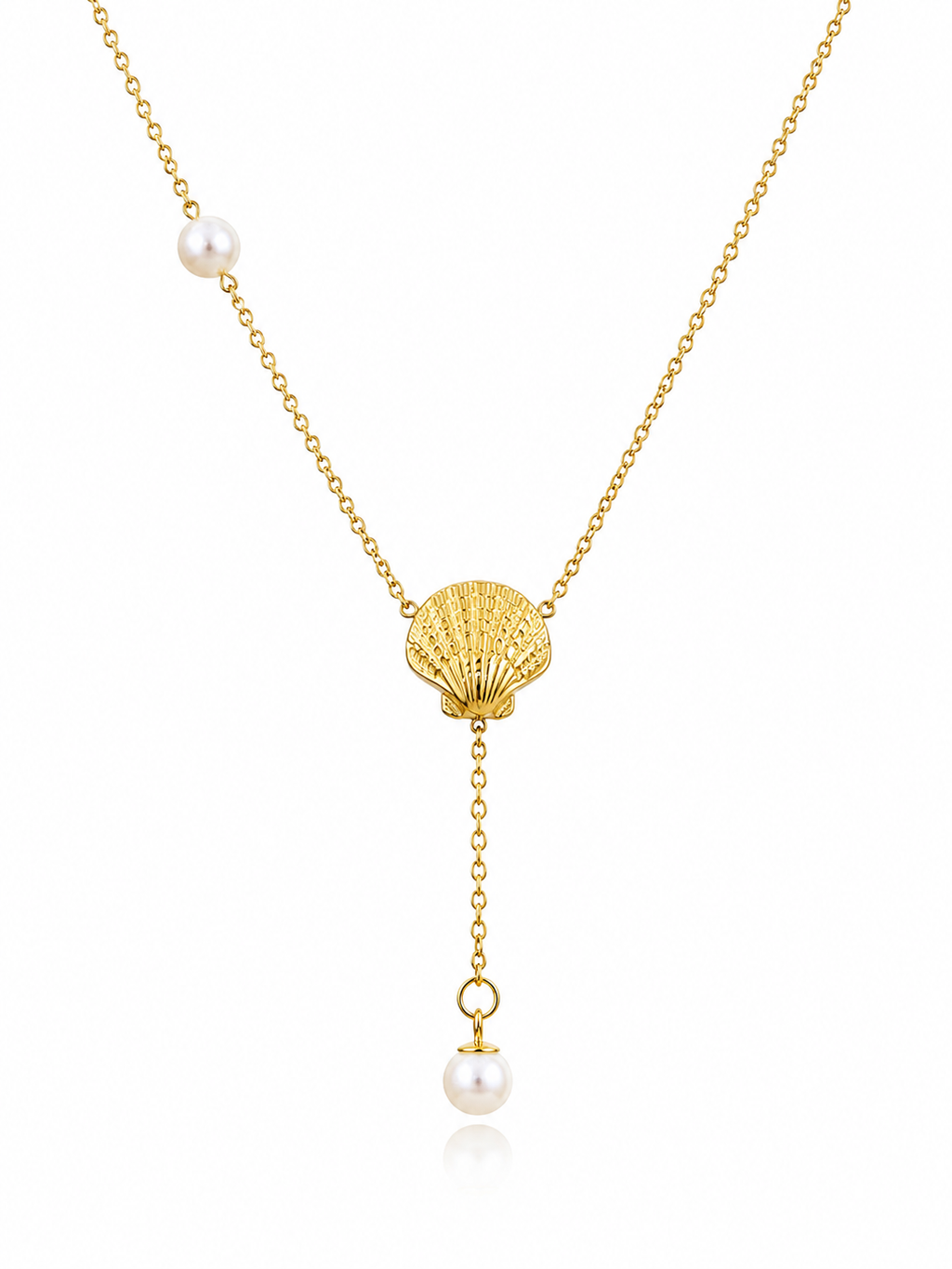 Seashell Lustre Necklace