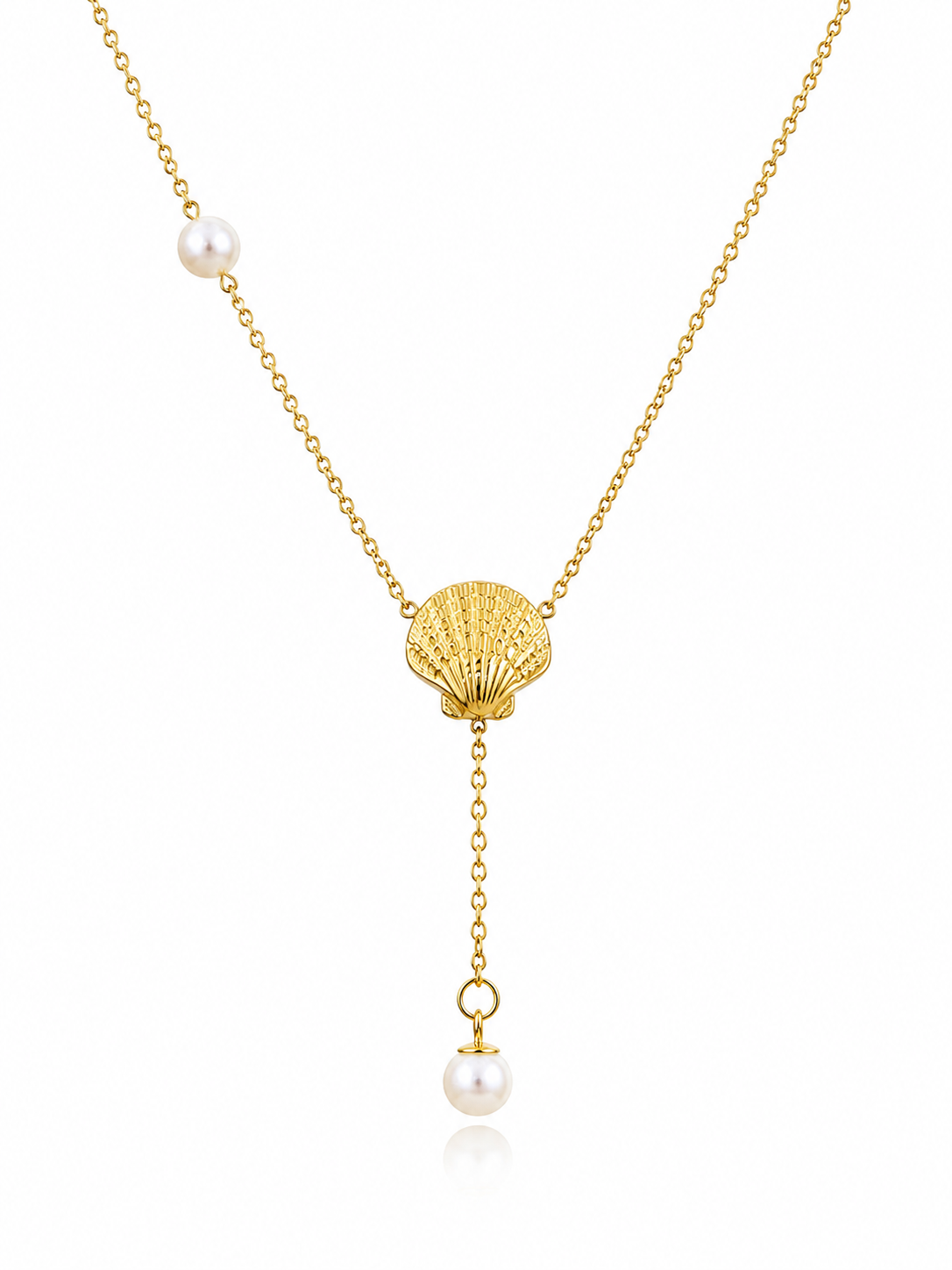 Seashell Lustre Necklace