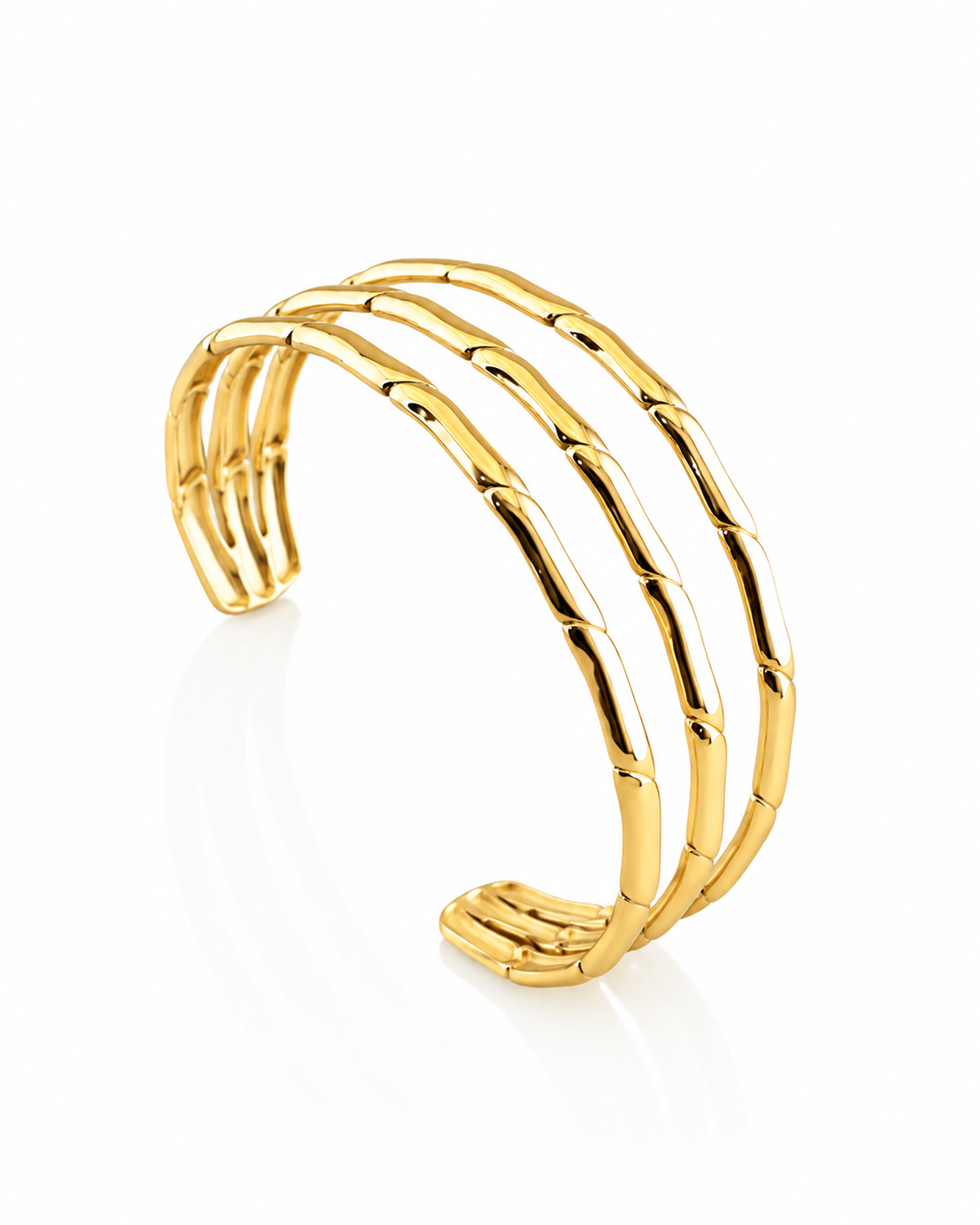 Golden Bamboo Cuff
