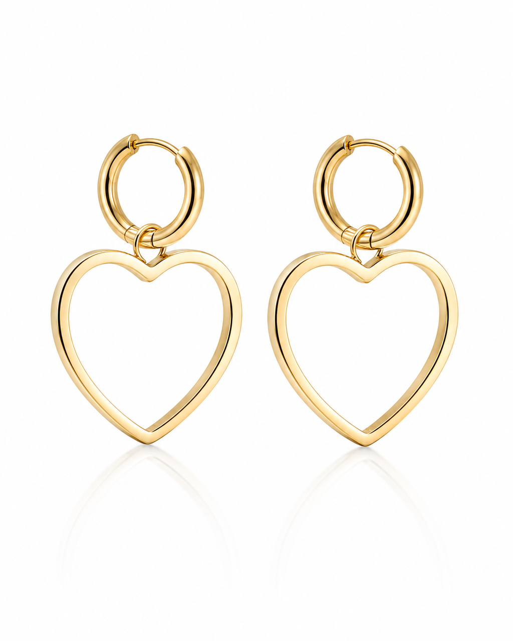 Elysian Open-Heart Drop Earrings