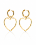 Elysian Open-Heart Drop Earrings