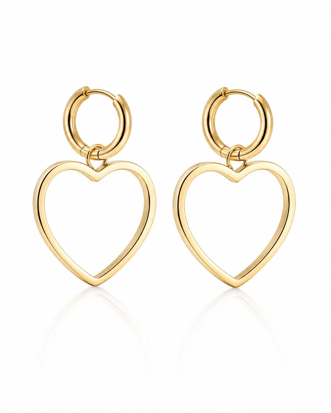 Elysian Open-Heart Drop Earrings