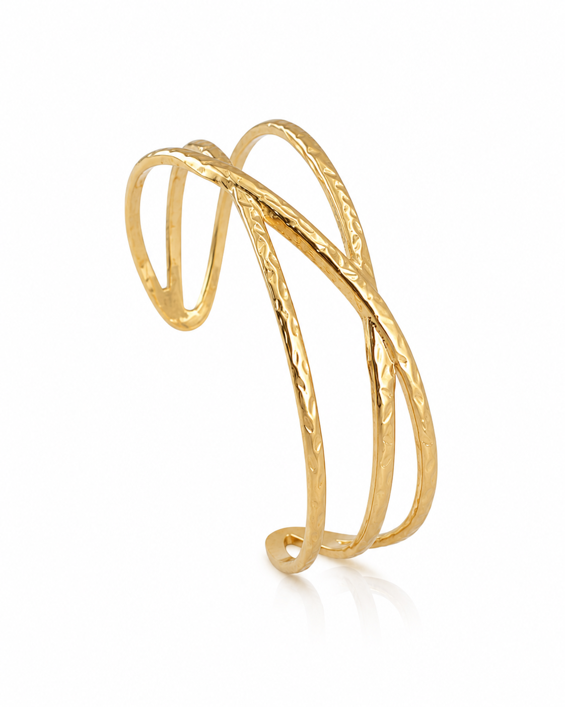 Golden Wave Cuff Bracelet
