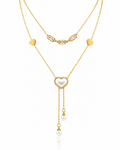 Heartstone Layers Necklace