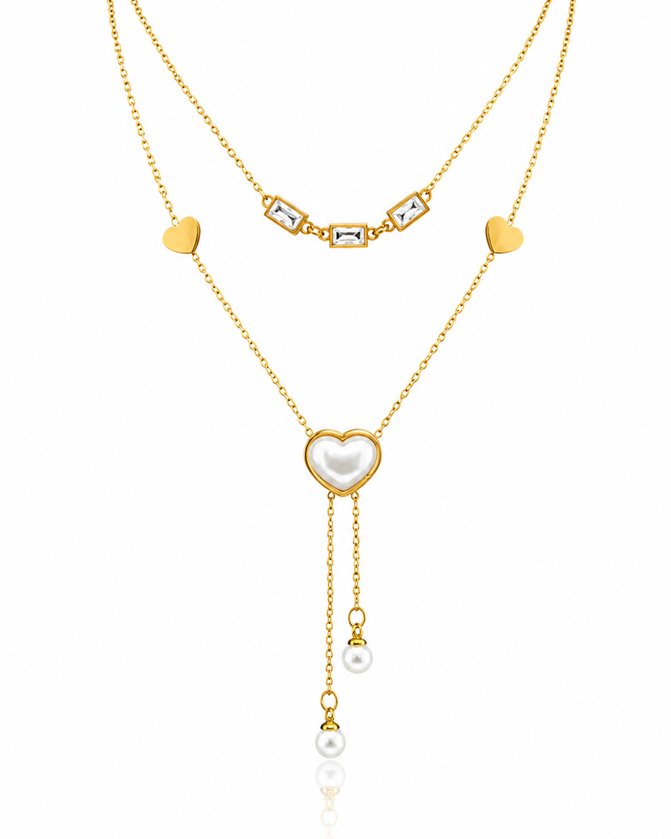 Heartstone Layers Necklace