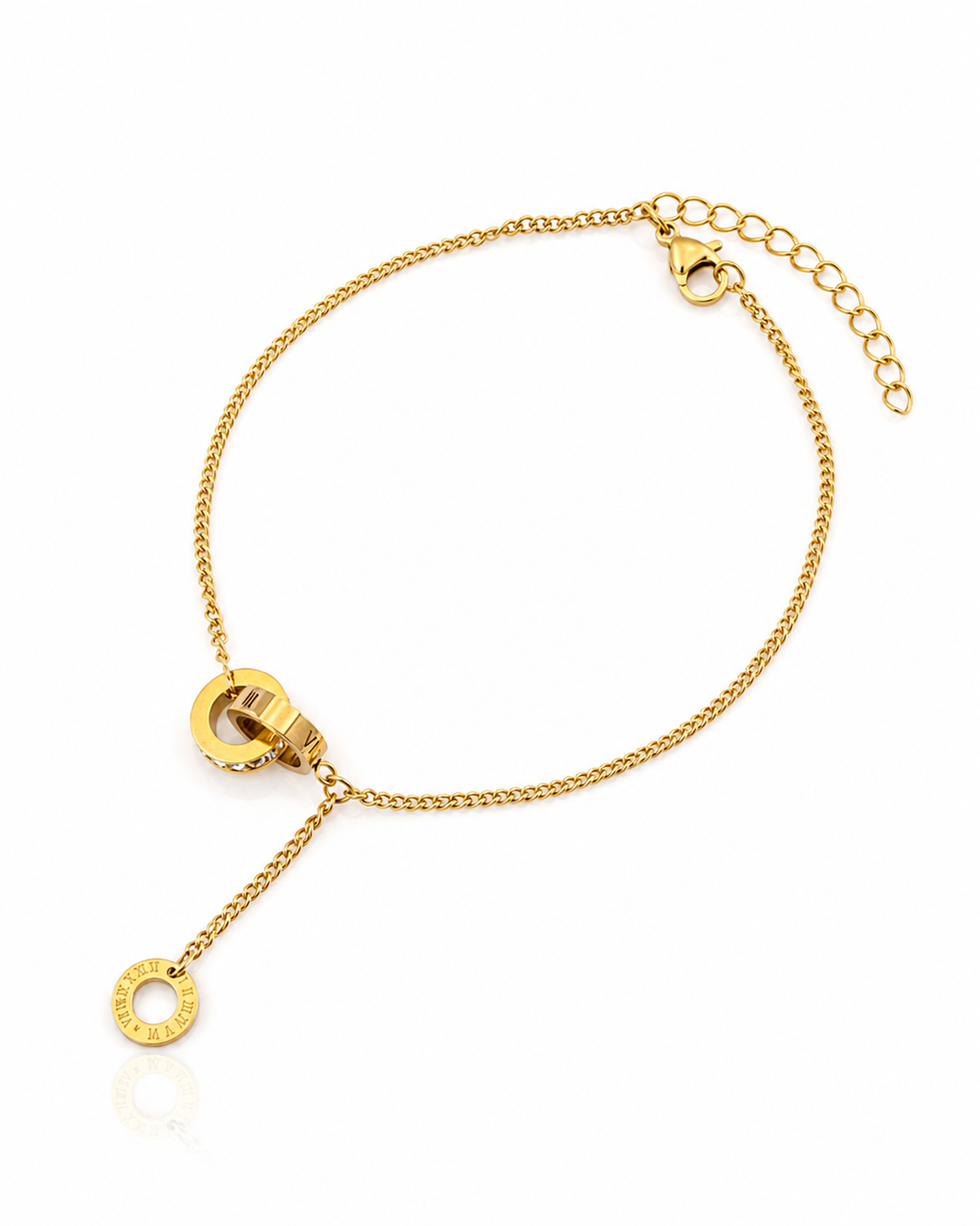 Veritas Interlock Anklet