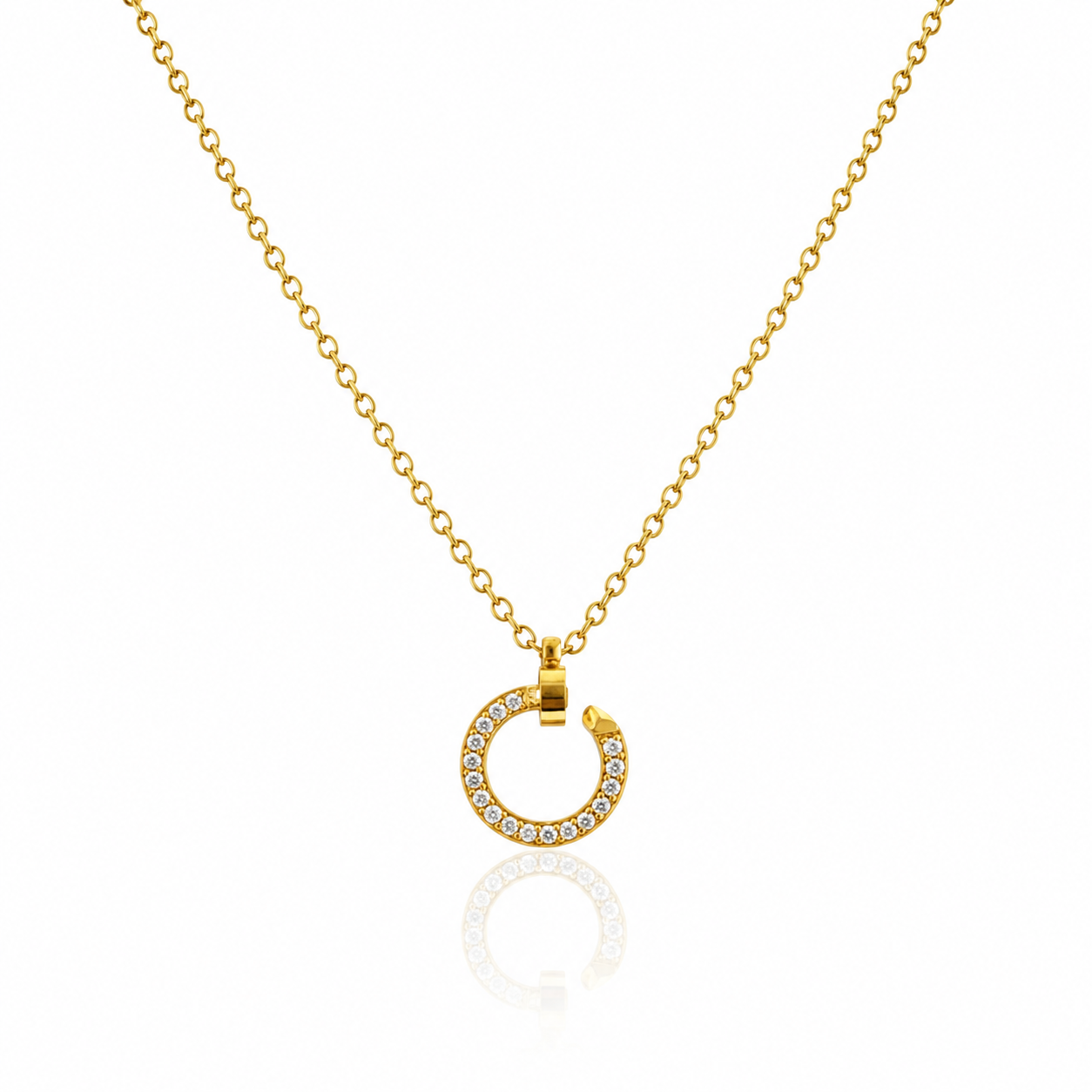 Aura Halo Circle Pendant