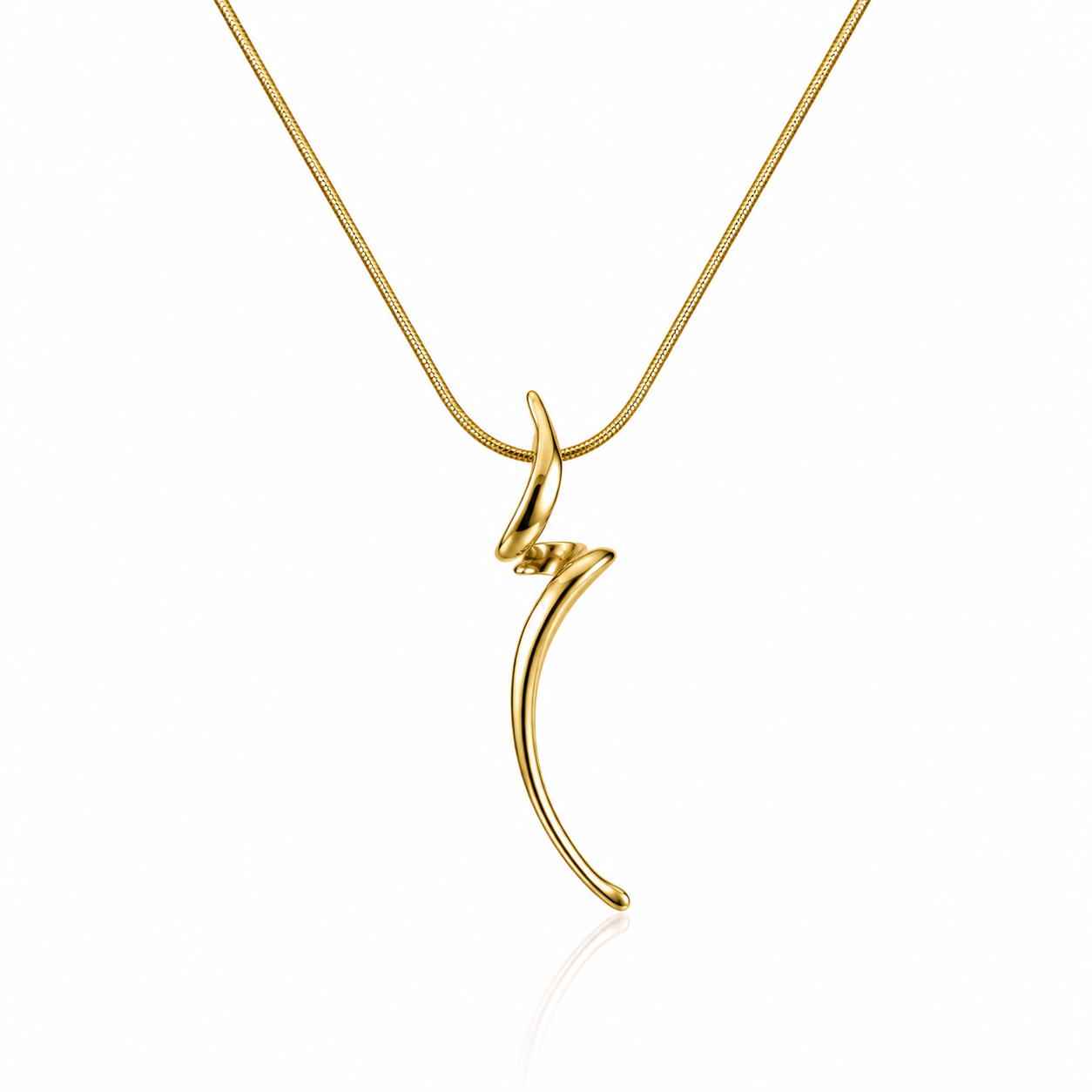 Molten Abstract Flare Pendant