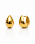 Golden Embrace Huggies Earrings