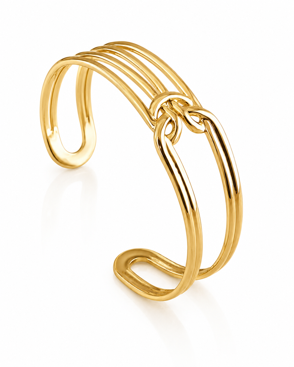 Sculptural Knot Cuff
