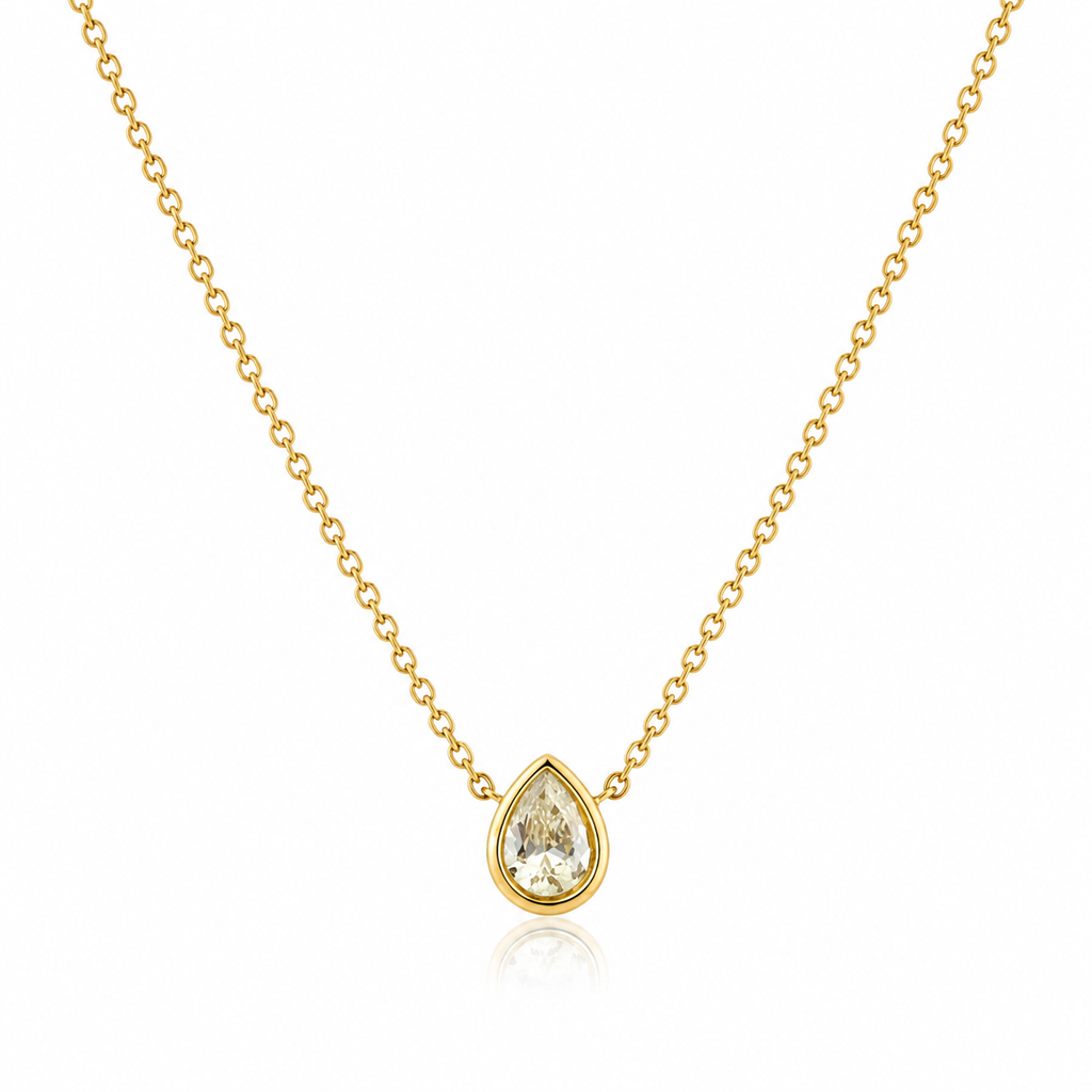 Serene Teardrop Necklace