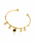 Roman Numeral Charm Cuff
