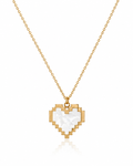 Pixel Heart Necklace