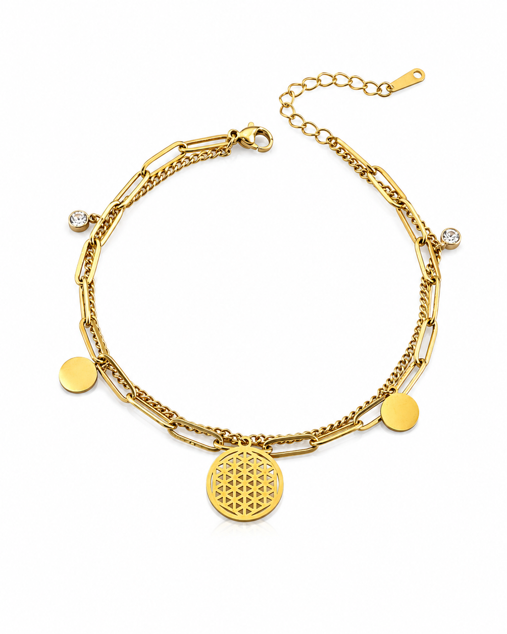 Flower of Life Anklet