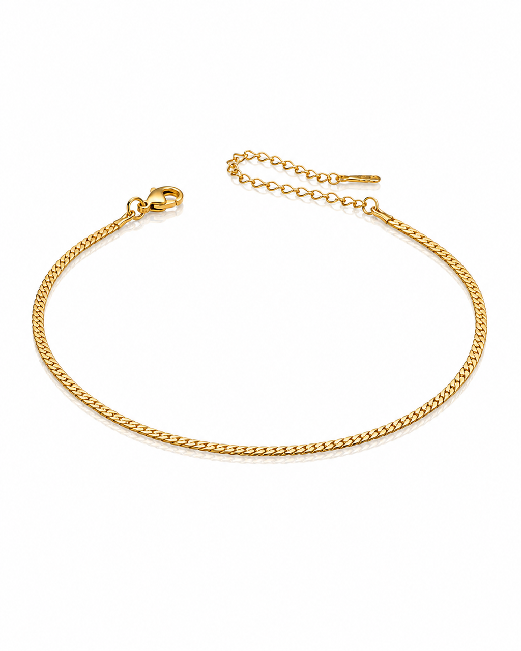 Minimalist Golden Link Anklet