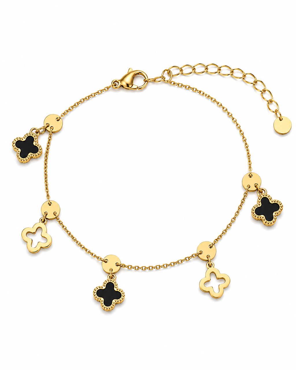 Noir Clover Bracelet