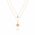 Starfall Double-Layered Necklace