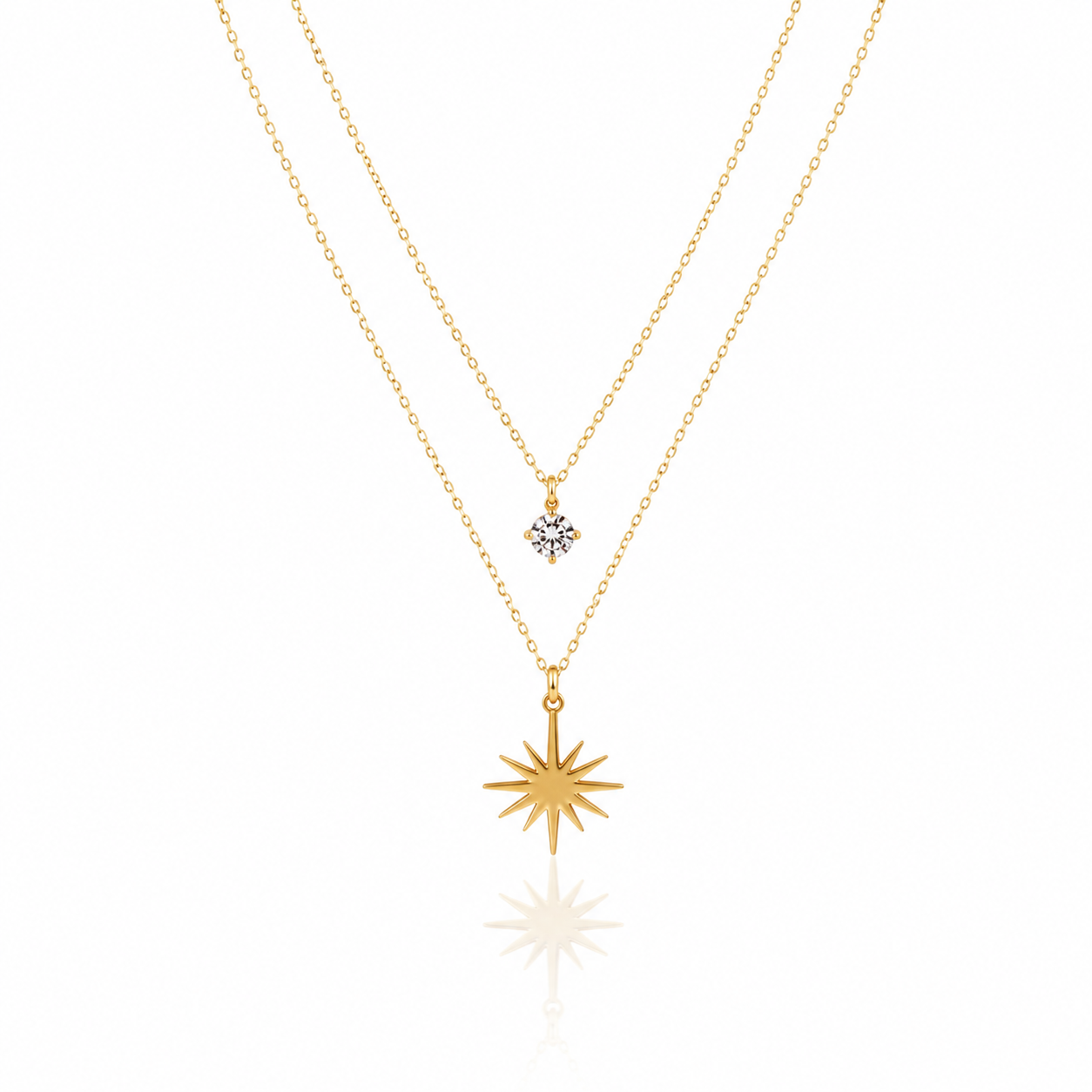 Starfall Double-Layered Necklace
