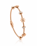 Floral Twisted Cable Cuff