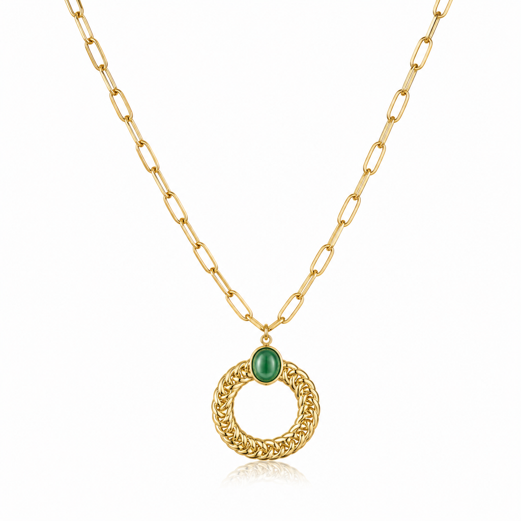 Serpentine Portal Necklace