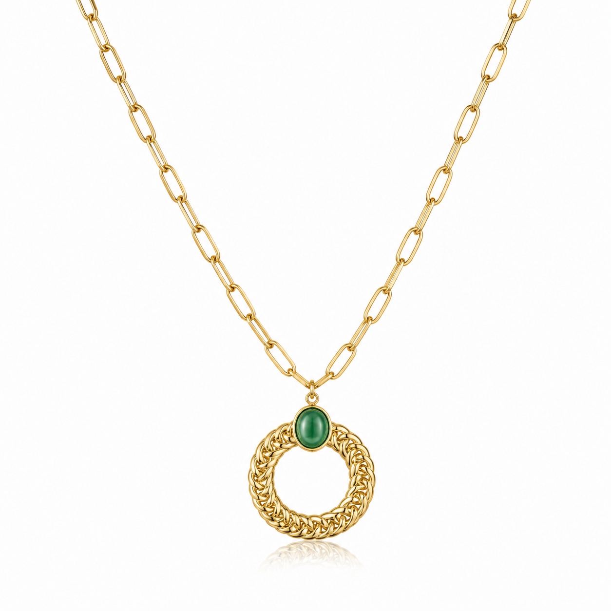 Serpentine Portal Necklace