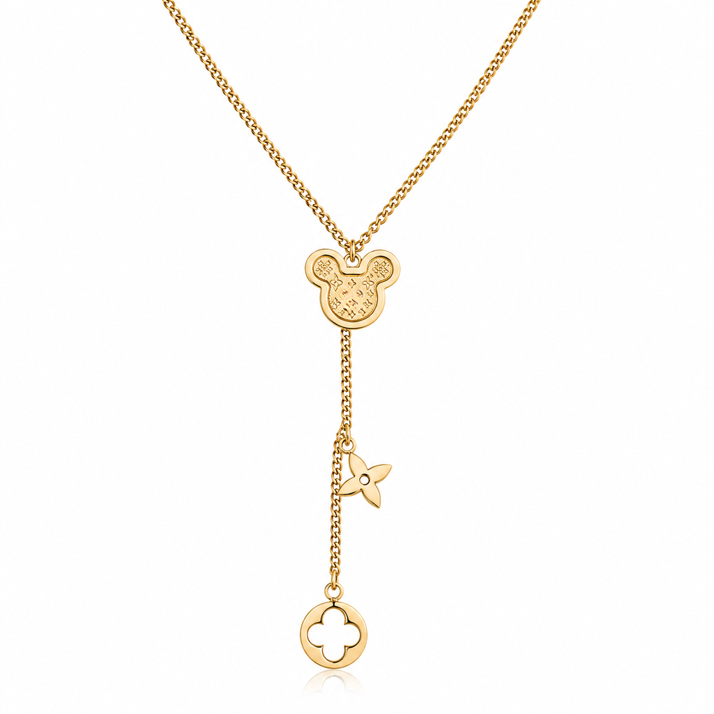 Playful Charm Lariat Necklace