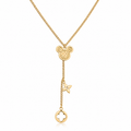 Playful Charm Lariat Necklace
