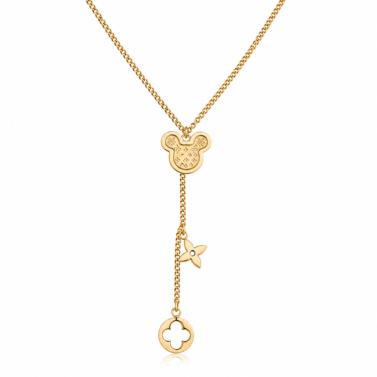 Playful Charm Lariat Necklace