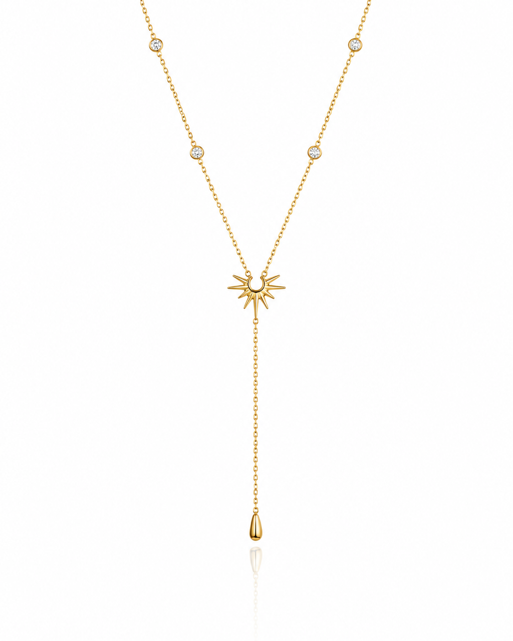 Solstice Star Lariat Necklace
