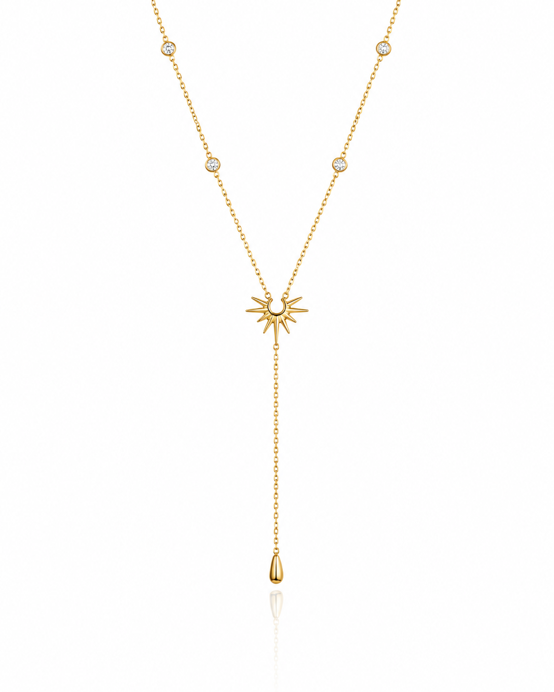 Solstice Star Lariat Necklace