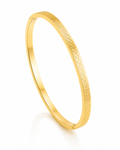 Honeycomb Bangle Gold