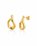 Flux Geometric Huggie Earrings