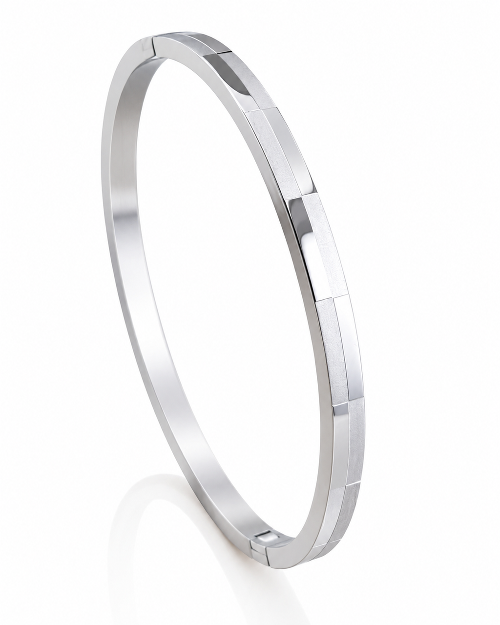 Prism Bangle Silver