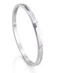 Prism Bangle Silver