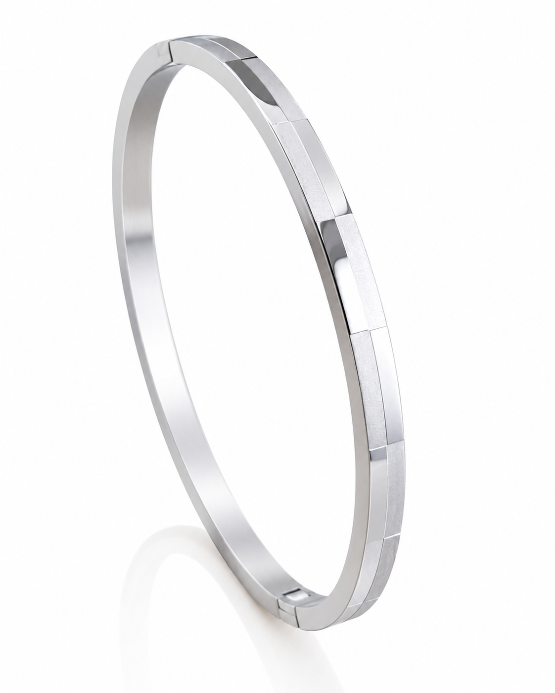 Prism Bangle Silver